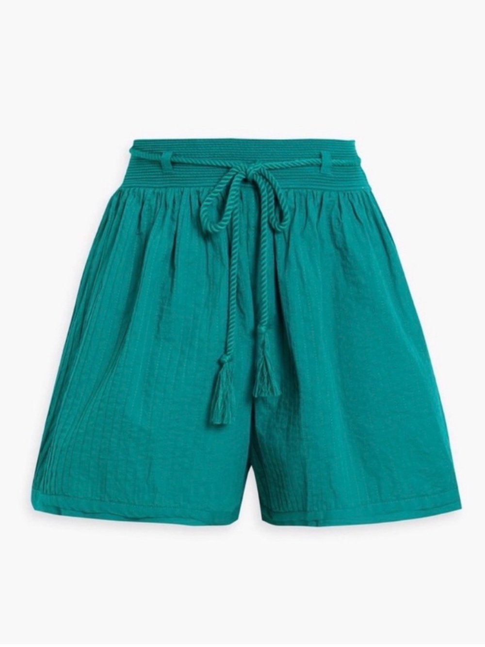 Ulla Johnson Teal Pull-On Rope Waist Women’s Shorts